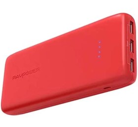 Resim Ravpower 22000mAh Powerbank 5.8A Output 3-Port iSmart 2.0 USB RP-PB052 Kırmızı 