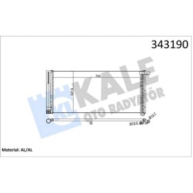 Resim Kale Mtxdpn Klima Kondenseri Porsche Panamera Al-Al 