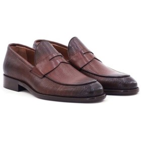 Resim step by step Erkek Kahverengi Loafer 