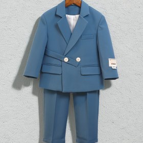 Resim Moda Erkek Kostüm Seti - Ceket ve Pantolon - Polyester İş Stili Düz Renk Kostüm, Normal Kol, Esnek Olmayan Kumaş, Düğme Detayı, Normal Beden, İlkbahar/Yaz/Sonbahar için, Dokuma Malzeme, Polyester ile Astarlı, 3+ Yaş için Uygun, Bileşim: %76 Polyester, %21 Viskon, %3 Elastan 