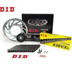 Resim Zincir Dişli Seti Honda Cbr 1000rr 1000 Cc 2006-2007 / Honda / Cbr 1000rr / 1000cc / Zincir: Dıd-530vx3 Çelik -114 / Ön-arka Dişli: Jt 16t-42t / 2006-2007 1.Resim 