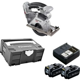 Resim PANASONIC EY45A2XMT-LJ2G Akülü Metal Kesici (18V-5.0Ah Pil Seti - Systainer Çanta) 