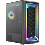 Resim Aerocool Interstellar 1000W 80+ GOLD 5x12cm Fanlı, Mesh Ön Panel, Temperli Cam Yan Panel, Dikey Ekran Kartı Takılabilen USB 3.0 / Type-C ATX Bilgisayar Kasası (AE-INTLSTLR1000GM) 