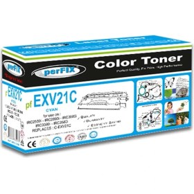 Resim Perfix Pf EXV21 C Mavi NPG35-CEXV21-GPR23-IRC2550-IRC3038 Mavi Fotokop 