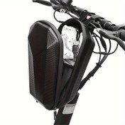 Resim Universal EVA Kumaş, Siyah Sert Kabuk Kolu Çantası Elektrikli Scooterlar, Katlanır Bisikletler ve Motosikletler için - Dayanıklı, Su Geçirmez Depolama Çözümü Fermuar Kapanışı ile, Scooter Aksesuarları | Şık Kolu Çantası | Dayanıklı Fermuar Kapanışı 