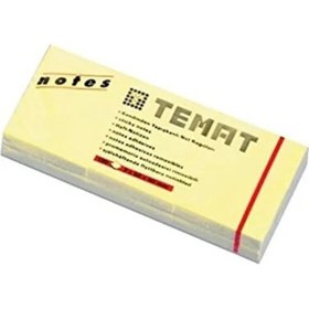 Resim Temat Notes 3x50x40mm 3lü Notluk Sarı 