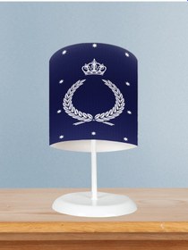 Resim Mekta Home Bebek Ve Çocuk Odası Çelenk Taç Desenli Abajur 