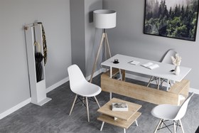 Resim LAGOMOOD JOLINE ŞEMSİYELİK ASKILIK, MEŞE BEYAZ 