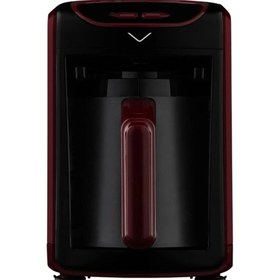Resim Vestel Sade Türk Kahvesi Makinesi Bordo 