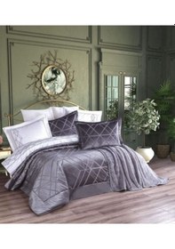 Resim Pierre Cardin 10 Parça Çeyiz Seti-glamour Kül Moru Mor 