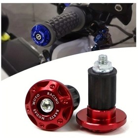 Resim Turcoshop11 Altın Renk Motosiklet Gidon Ucu Tıpa Kapak Honda Yamaha Ktm Off-road Aksesuar 