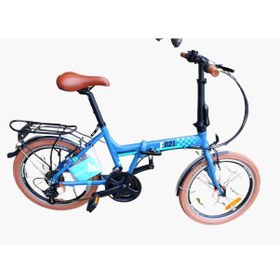 Resim Bianchi F021 20 Jant Katlanır Bisiklet 38 Cm 21 Vites V Fren Koyu Gri Siyah - Kırmızı 