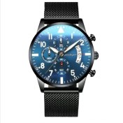 Resim Hanyang 864 Bk Bu M Izle Poedagar Yeni Moda Erkek Izle Su Geçirmez Aydınlık Tarih Spor Saatler Lüks Kuvars Adam Kol Saati Luxuri Erkek Saat + Kutu (Yurt Dışından) 