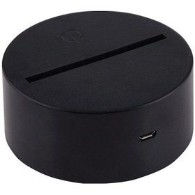 Resim Ganzhoushop Yunus Yaratıcı 3d Top Tarzı Stereo Sesli Renk Değiştiren Masa Led Lambası, Dokunmatik Kontrollü Gece Işığı, Başlama Anahtarı İle 7 Farklı Renk Seçeneği Çok Renkli 