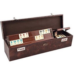Resim Star Oyun Elit Okey Takımı Deri Kilitli Kutu - 1140017 