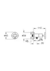 Resim VitrA A4525936 Origin Classic Ara Musluk Mat Siyah 