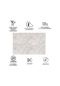 Resim Tink Kendinden Yapışkanlı Gri Lekeli Mermer Desenli Pvc Panel 41x62 Cm 