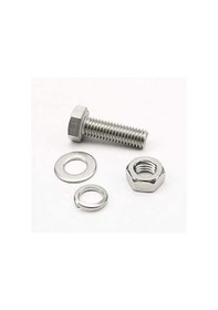 Resim Akb M8x16mm Altıköşe Altıgen,anahtar Başlı Vida , Somun , Rondela Ve Yaylı Pul 10 Takım Rf146 M8 16 