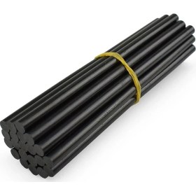 Resim Hobialem 30 Adet, Siyah Kalın Silikon, Sıcak Mum Silikon, 11 Mm, 1.kalite 