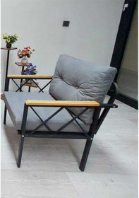 Resim Safir Bahçe,balkon,teras,cafe Mobilyası Gri 