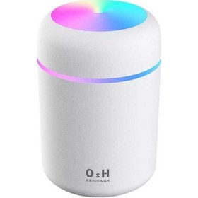 Resim Novahub Usb Şarjlı Sessiz Mini Hava Nemlendirici Beyaz, Küçük Ve Hafif 
