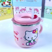 Resim Sevimli Kedi 270ml Çift Duvarlı İzoleli Bardak ile - Dayanıklı 304 Paslanmaz Çelik, Yanma Korumalı Tasarım, Ev, Seyahat ve Termal İçecekler için Mükemmel, Seyahat İçecekleri | Karakter Temalı Bardak | Dayanıklı İçecekler 