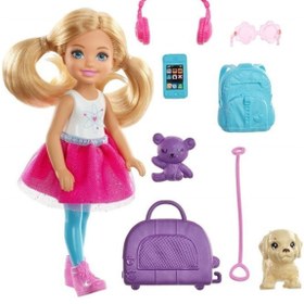 Resim Barbie Seyahatte Chelsea ve Aksesuarları FWV20-FWV20 