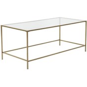 Resim tino furniture Milan Gold Metal Orta Sehpa 