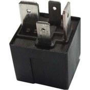 Resim Mta 3618 - 0603050 Mini Röle 12v 50 Amper 4 Fişli Siyah 