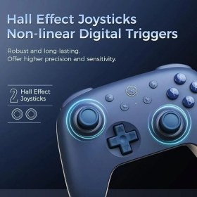 Resim 8bitdo Nintendo Switch Ultimate 2C Bluetooth Kablosuz Controller (Koyu Mavi) 