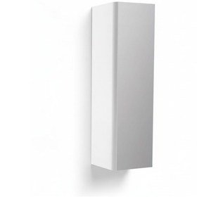 Resim Creavit Drop 130 Cm Boy Dolabı Ön Kapak Aynalı Beyaz 