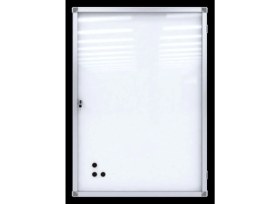 Resim 50X70CM Mıknatıslı Alüminyum Kapaklı Ince Camlı Sunum Panosu 
