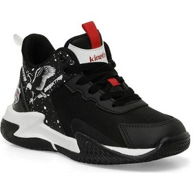Resim Kinetix Setra Bjk F Siyah-beyaz-kırmızı Erkek Çocuk Basketbol Aya Siyah 