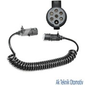 Resim parcafix Pu Elektrik Kablosu Siyah 4,5 Mt Plastik Fis S Tip 504627402 Uyumlu 