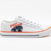 Resim Harley Davidson Pearland Beyaz Erkek Sneaker 