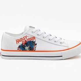 Resim Harley Davidson Pearland Beyaz Erkek Sneaker 