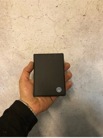 Resim GARDENAUTO Metal Volkswagen Logolu Deri Ruhsat Kabı Cüzdanı Kılıfı Ruhsatlık METAL LOGO 