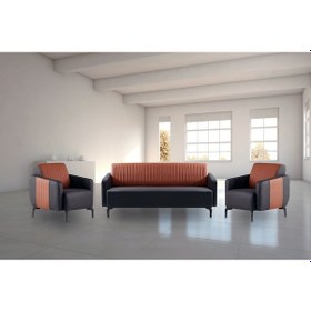 Resim Ofiscombin Ofis Büro Koltuk Koltuğu Kanepe Oturma Takımı Ofis Grupları 2+1+1 Martin Siyah Gst-400 