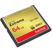 Resim Sandisk Cf 64Gb Extreme 120 Mb/Sn Compact Flash Hafıza Kartı 
