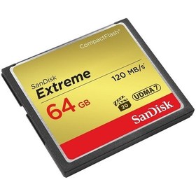 Resim Sandisk Cf 64Gb Extreme 120 Mb/Sn Compact Flash Hafıza Kartı 