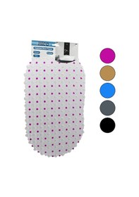 Resim Oval - Eko Pvc +vantuz Desen - Şeffaf Renkli 122pcs Vantuz Kaydırmaz Banyo - Küvet Paspas 33x61cm 4741 Ahşap 