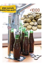 Resim Macrostar Soda Gazoz Kapağı Kapatma Makinesi Şişe Kapatma Aleti ( 1000 Adet Kapak ) 