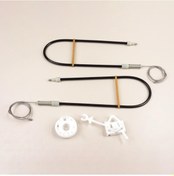 Resim Iveco Eurobus 2003-2012 İçin Sol Kapı Cam Kriko Tamir Seti 