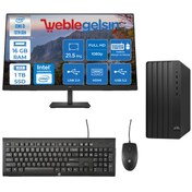 Resim Hp 290 Pro G9 Intel Core i3 13100 16GB 1TB SSD Intel® UHD Graphics Freedos Hp Fhd 21.5'' Mon Masaüstübilgisayar HP8T2X0ESWM07 