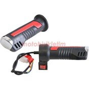 Resim Elektrikli Motosiklet Gaz Kolu Takım [3 Vites] Kademeli 