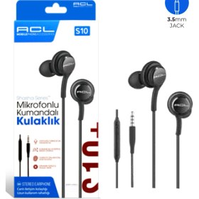 Resim Acl Kablolu Kulakiçi Kulaklık S10 
