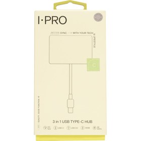 Resim I PRO Ipro Usb C 3 In 1 Hub | 3 In 1 Dönüştürücü 