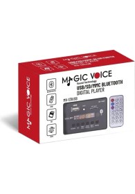 Resim Magicvoice MV-14907 Usb/sd/mıc/aux/bluetooth Kumandalı Ekranlı Oto Teyp Çevirici Dijital Player Board 