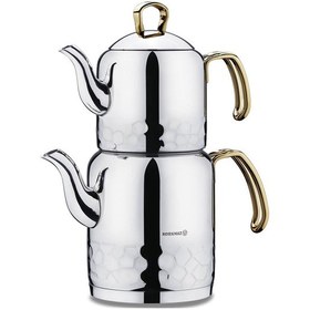 Resim Korkmaz Erna Gold Çaydanlık Takımı 