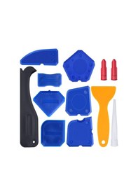 Resim 12 Adet/takım Banyo Kalafat Sökücü Mastik Bitirme Cam Tutkalı Kazıyıcı Harç Kiti 